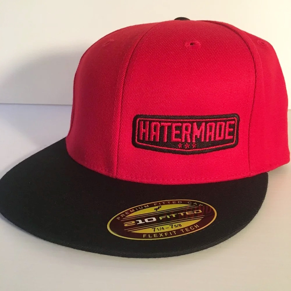 Fitted Cap - FlexFit Embroidered with the Hatermade Logo